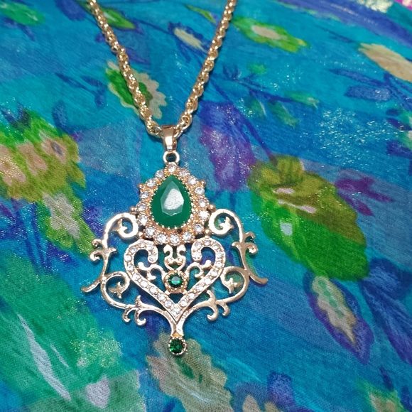 long chain with pendant set - Picture 5 of 6